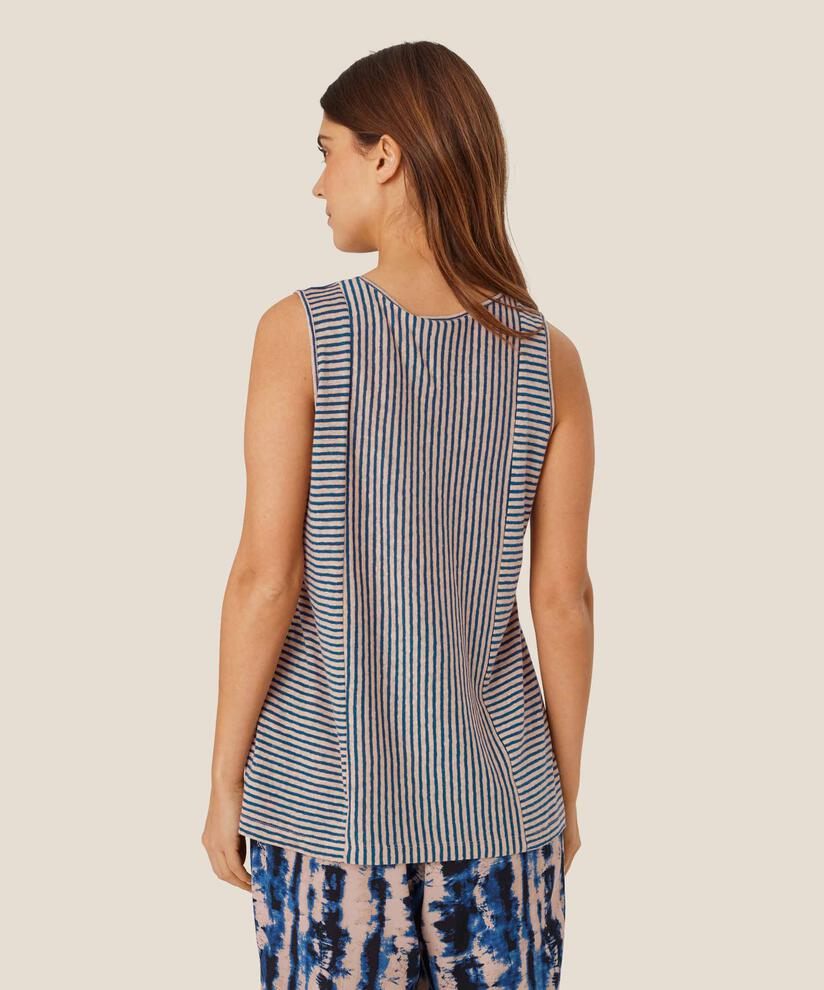 Da JERSEY Topp, Navy Peony