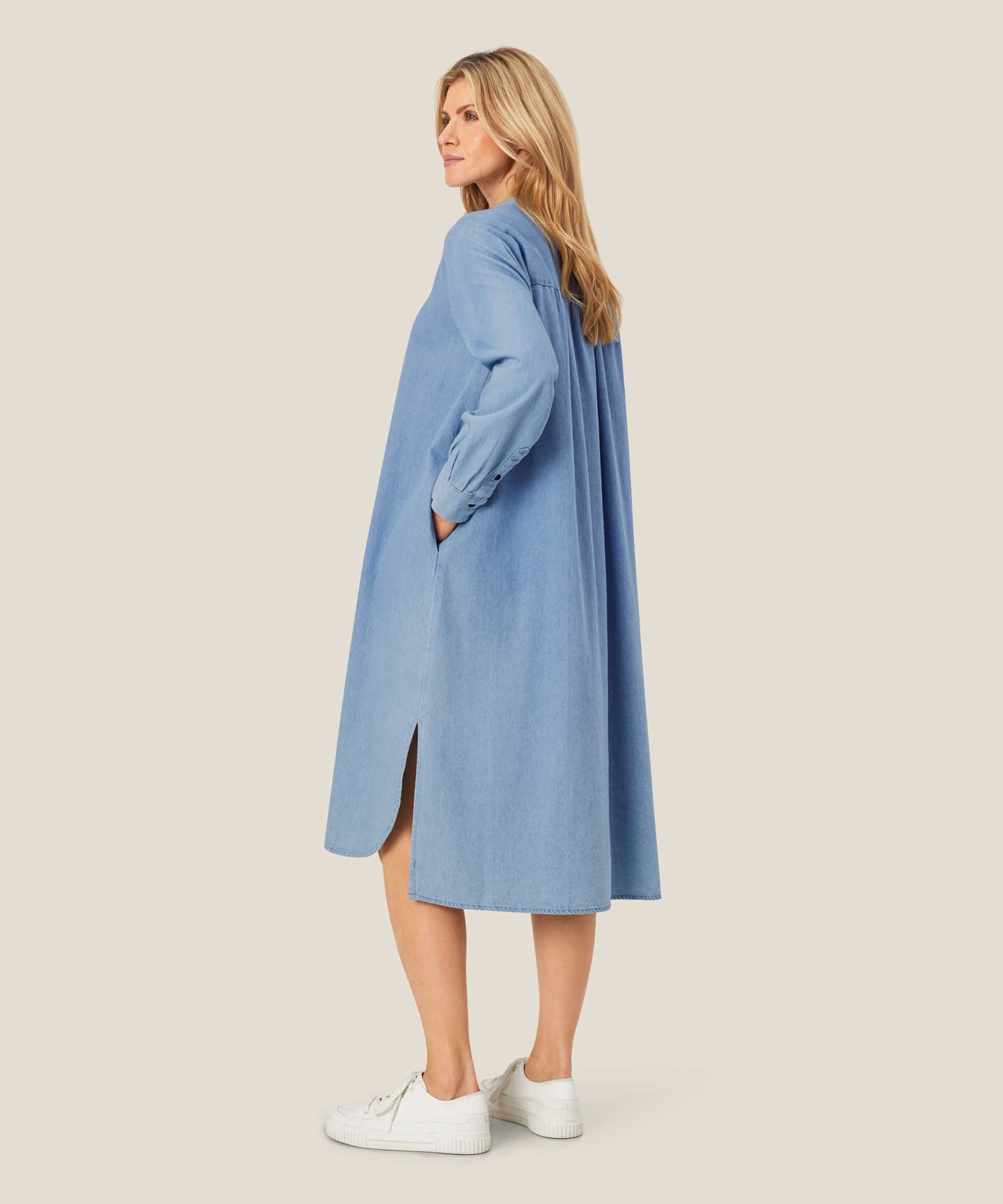 Naja Skjortklänning, Light Denim