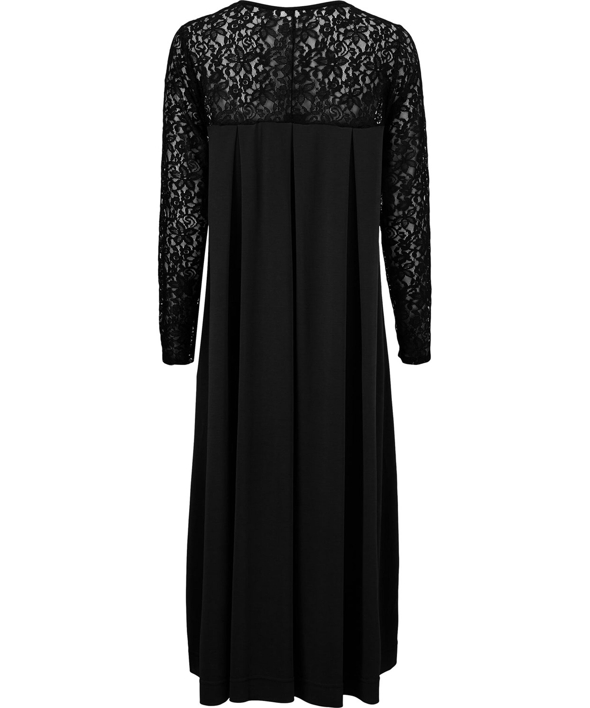 NERIDA JERSEY KLÄNNING, Black