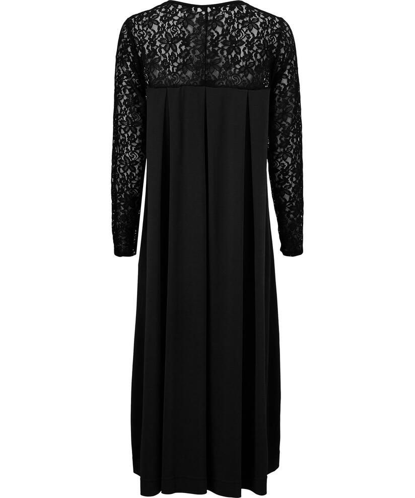 NERIDA JERSEY KLÄNNING, Black