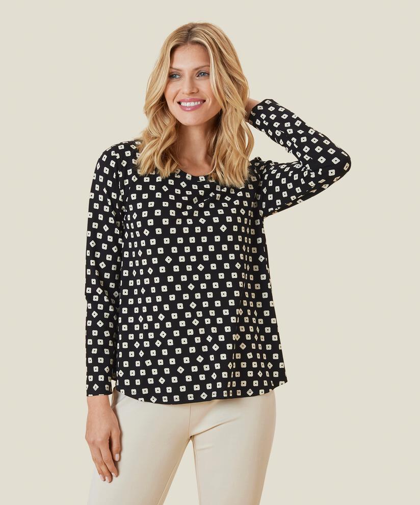BADISNA JERSEY TOPP, Black