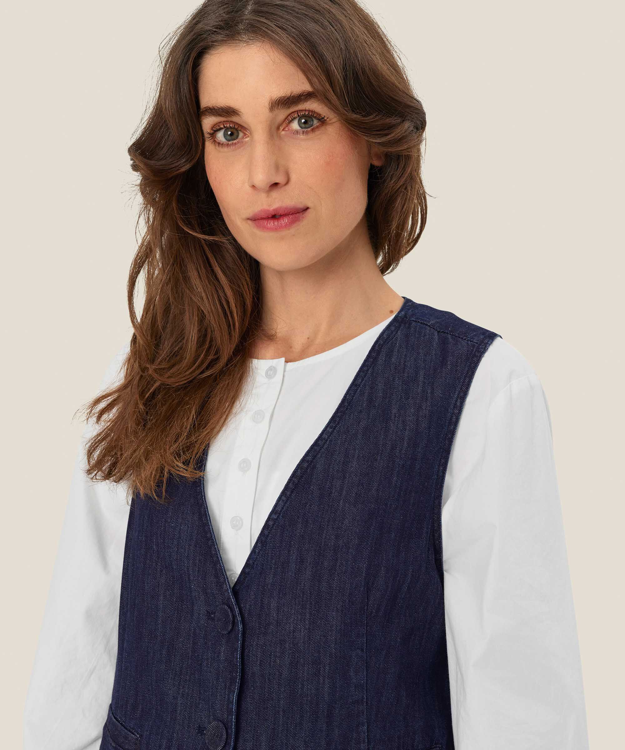 Julesa Denim Väst, Dark Denim