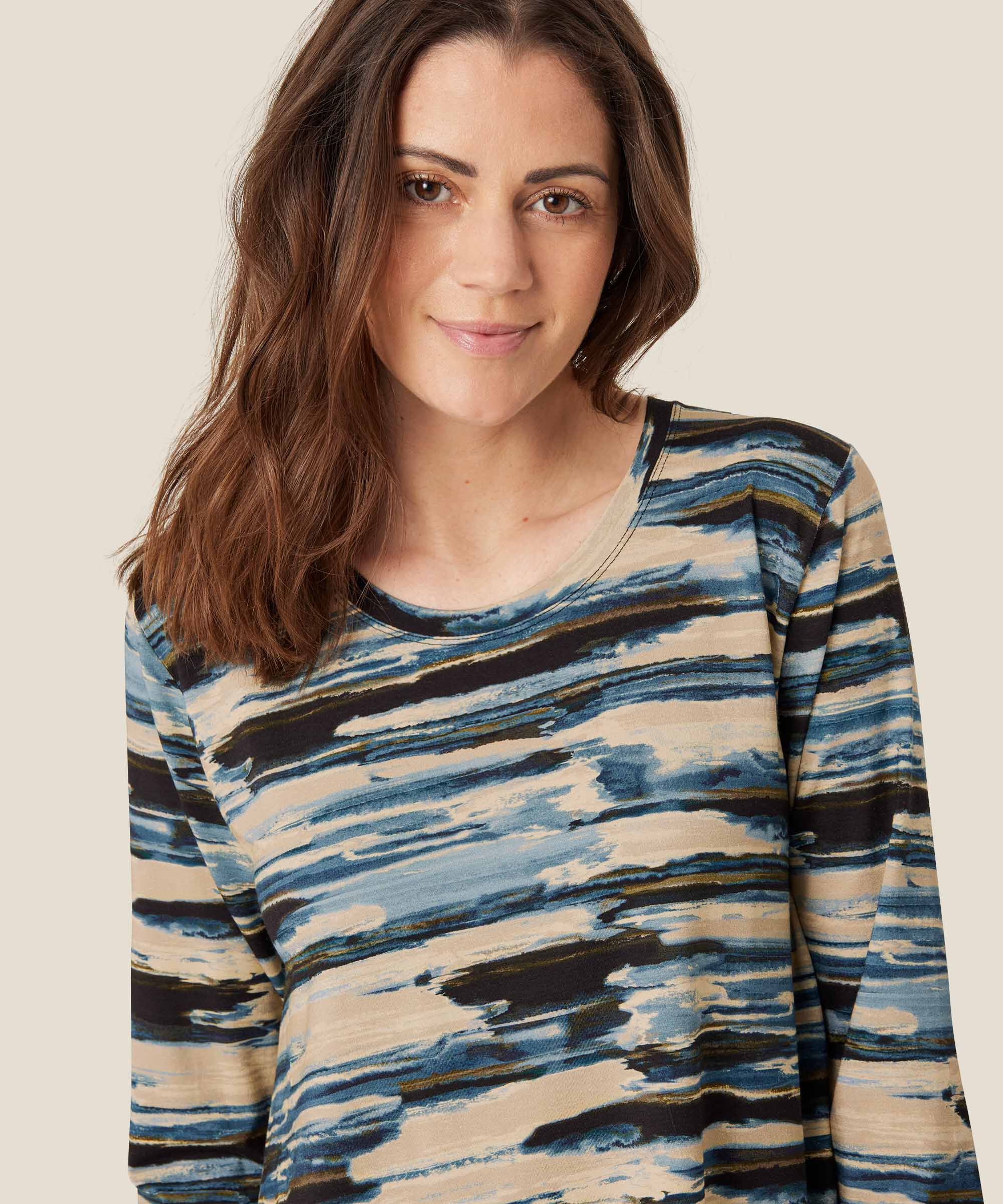 Badisna JERSEY Topp, Blue Fog