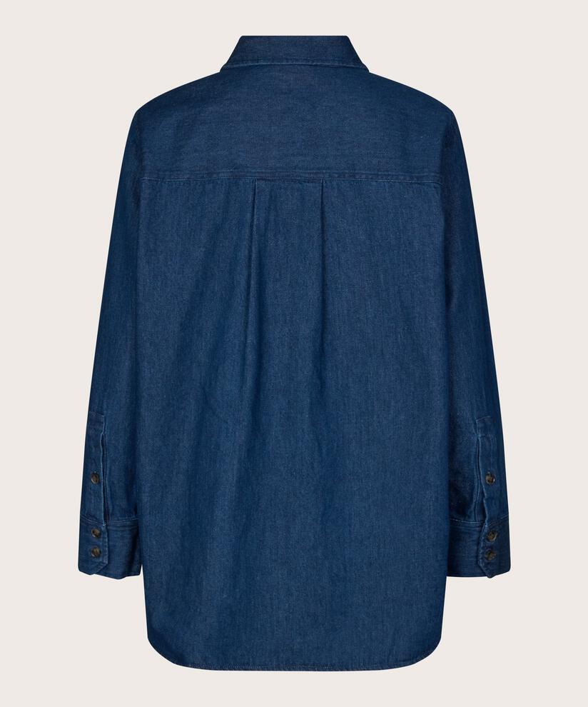 Indiba Skjorta, Dark Denim