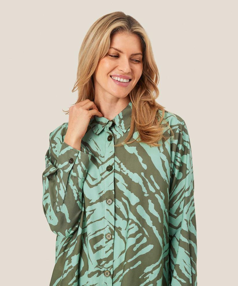 Ninel Skjortklänning, D. Lichen Green