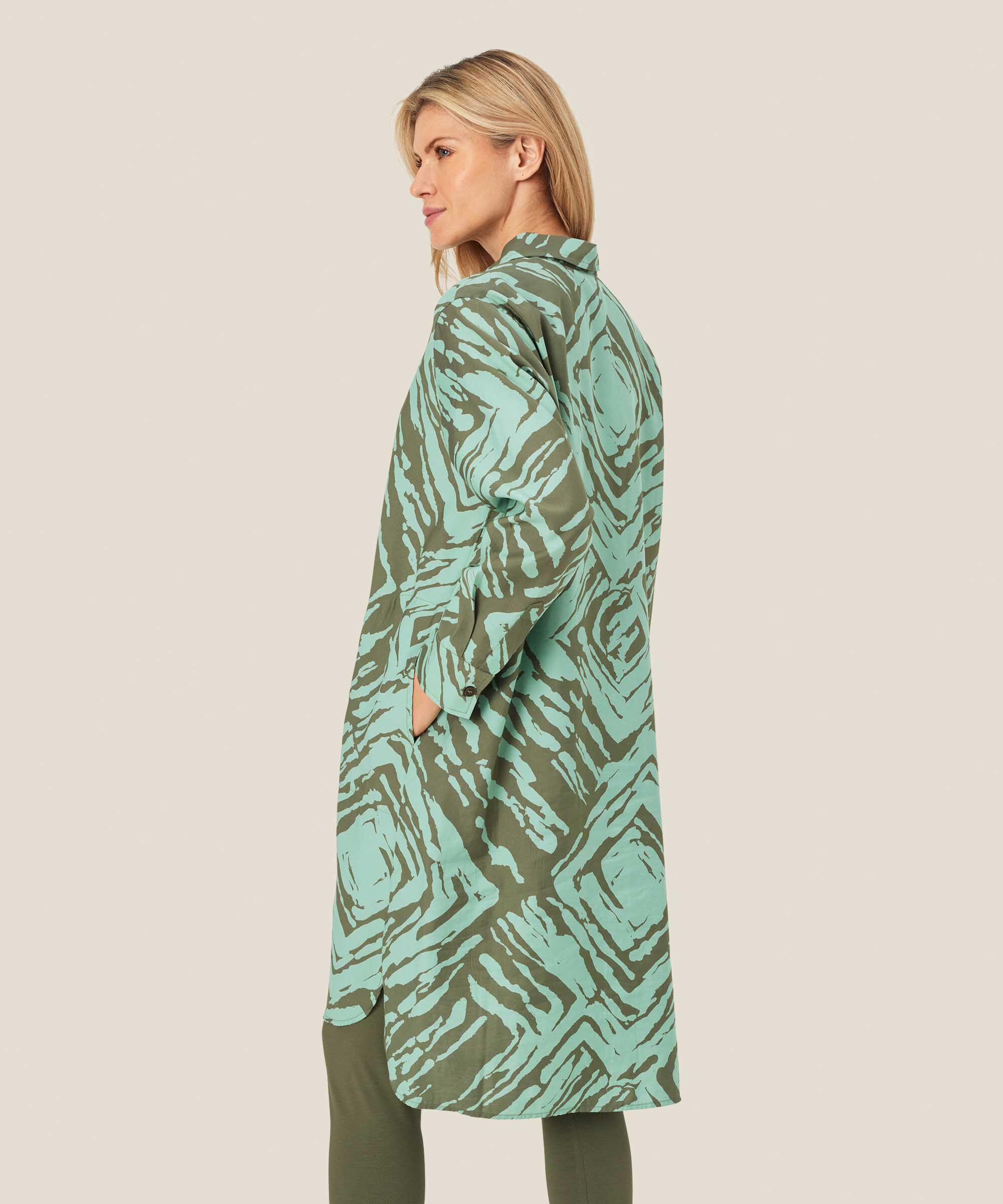 Ninel Skjortklänning, D. Lichen Green