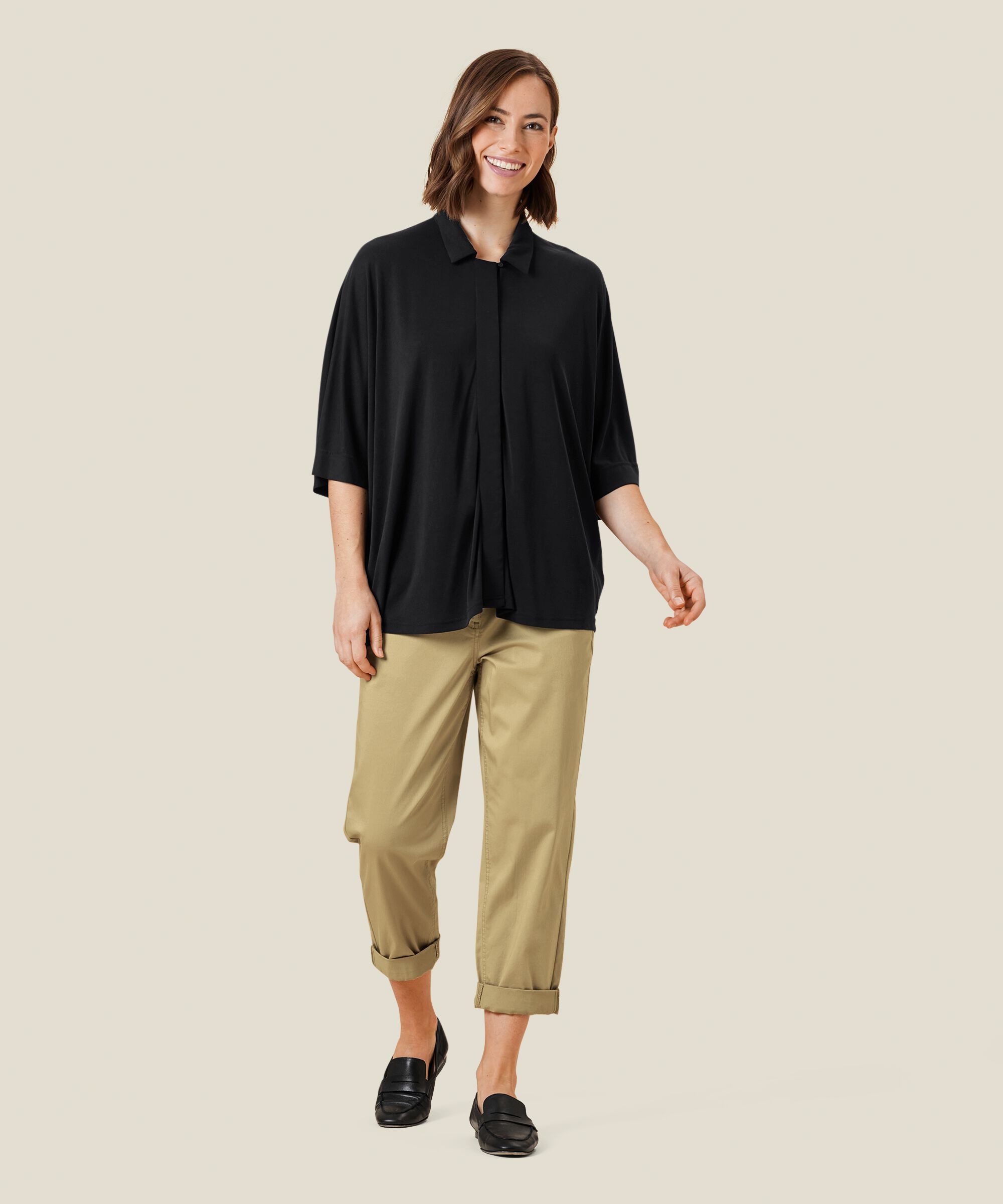 Irana JERSEY Skjorta, Black