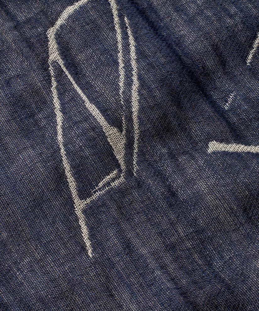 Astali Scarf, Navy Blazer