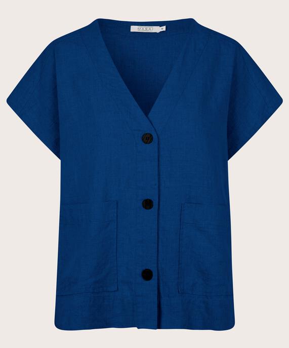 Idoro Skjorta, Navy Peony
