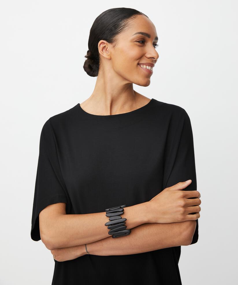 Nattie JERSEY Klänning, Black