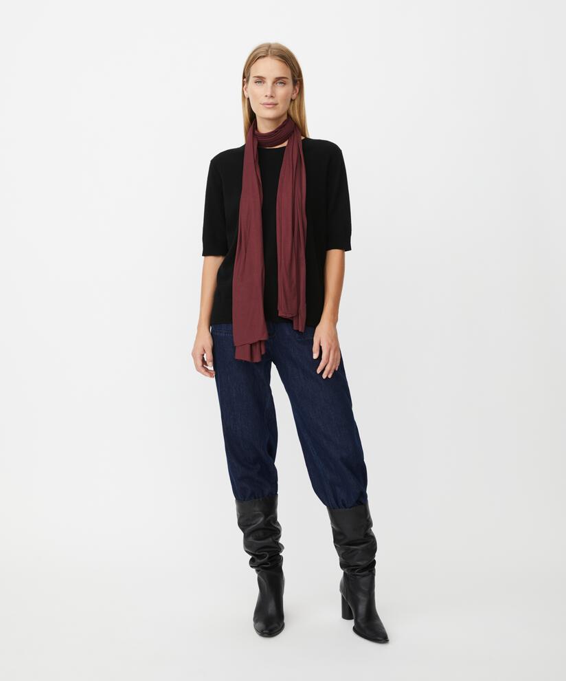 Amega JERSEY Scarf, Tawny Port