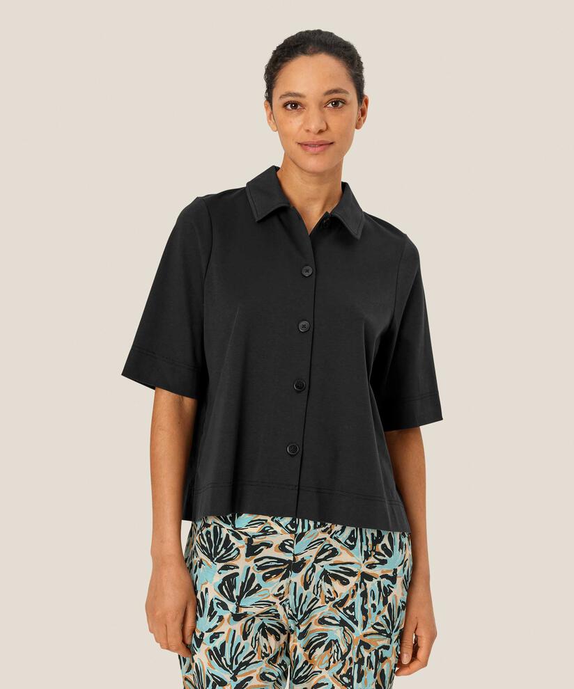 Ingelisa JERSEY Skjorta, Black