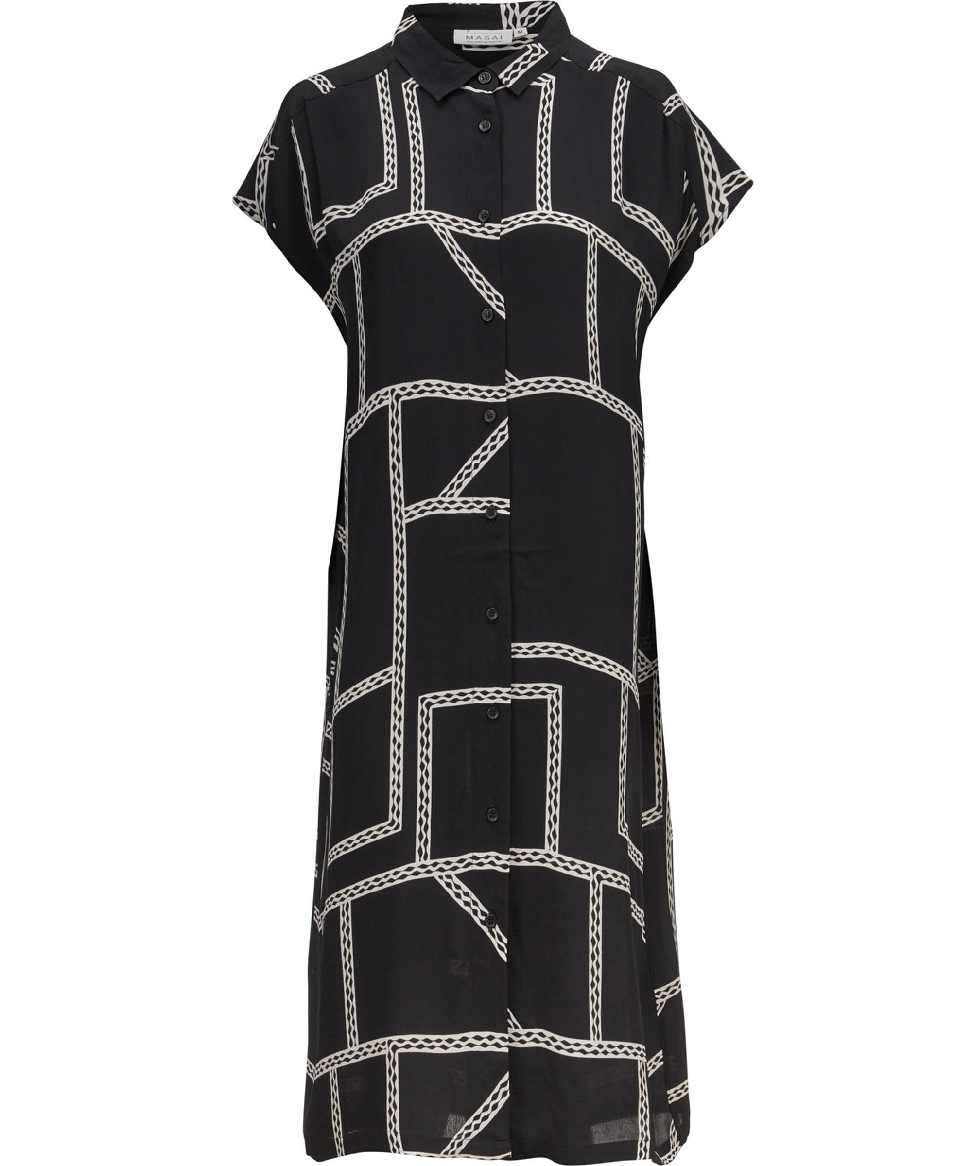 NELLA SKJORTKLÄNNING, Black