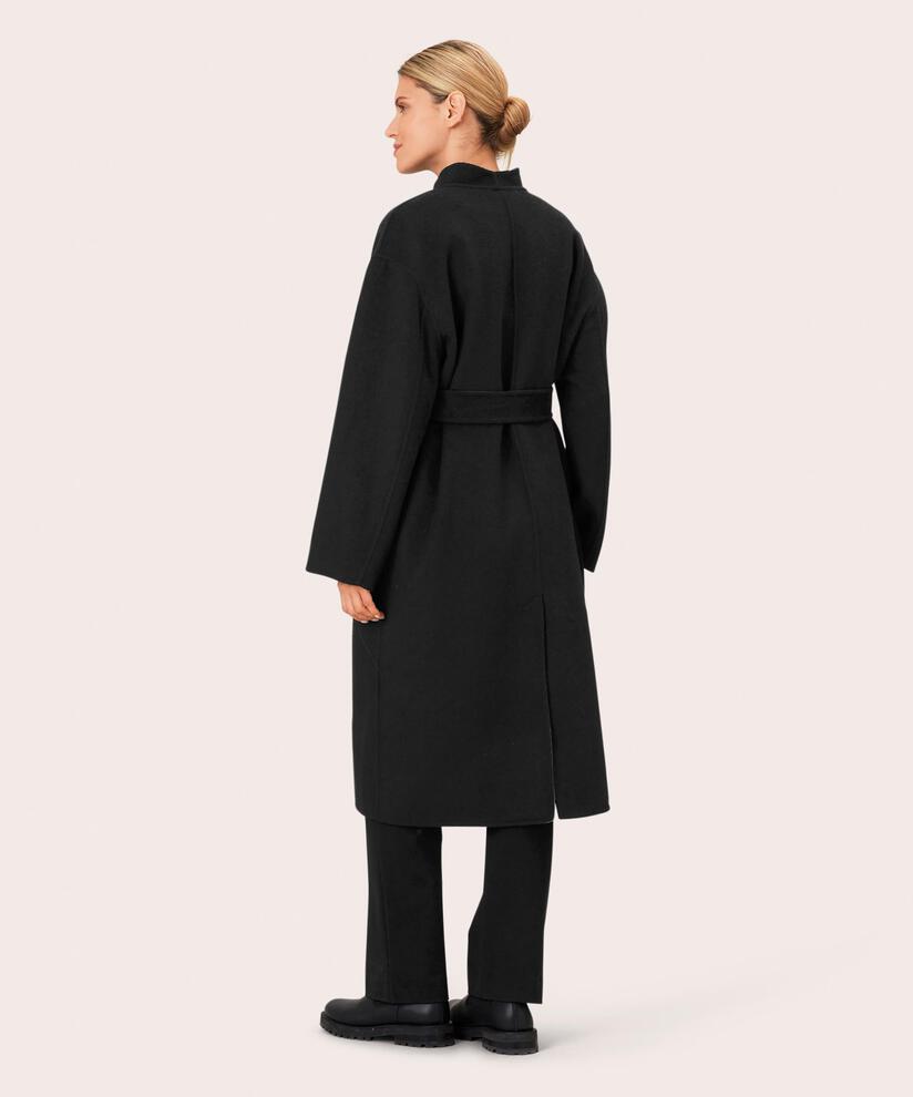 Tora Uldkappa, Black/m.grey.m