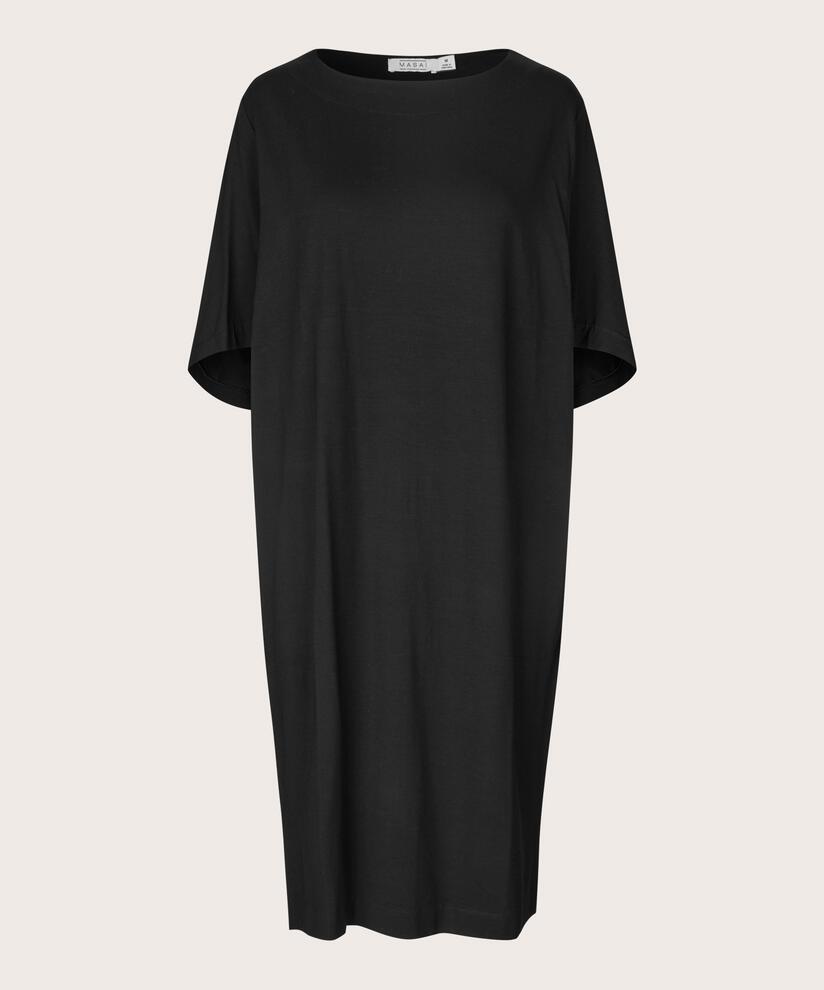 Nattie JERSEY Klänning, Black