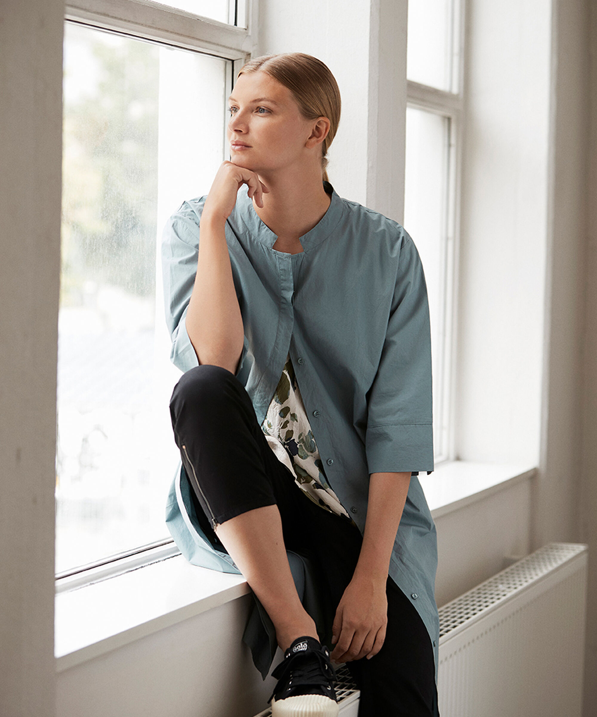 NIMES SKJORTKLÄNNING, Stormy Sea