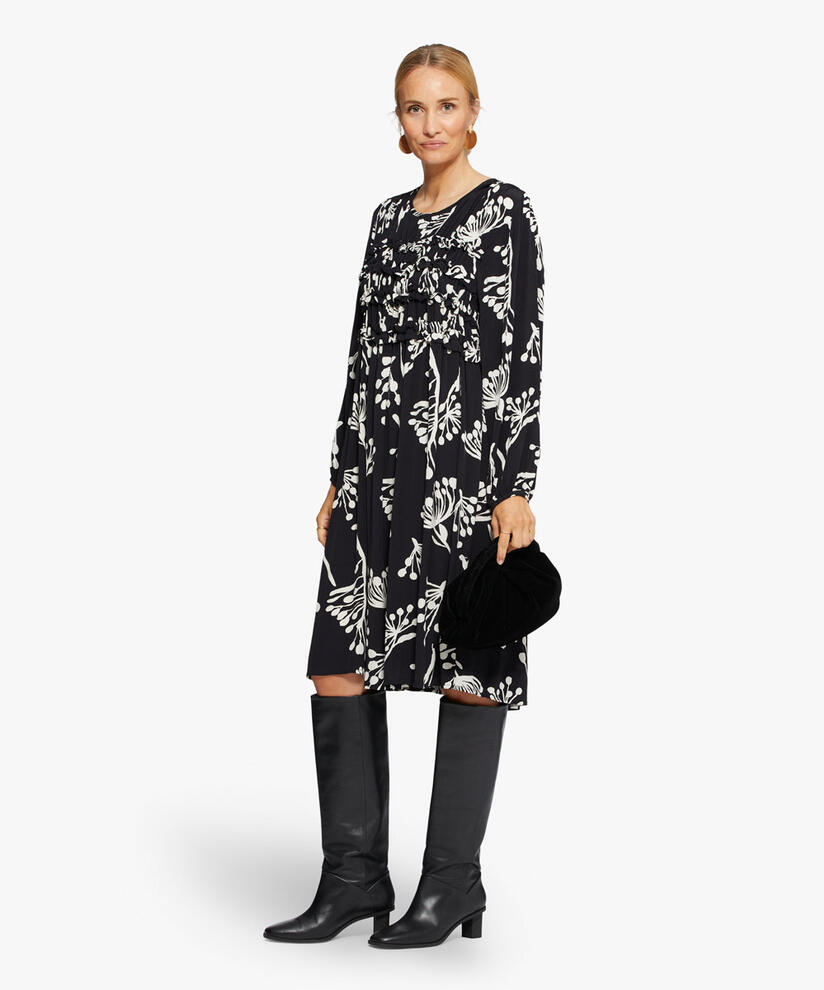 NITANA KLÄNNING, Black
