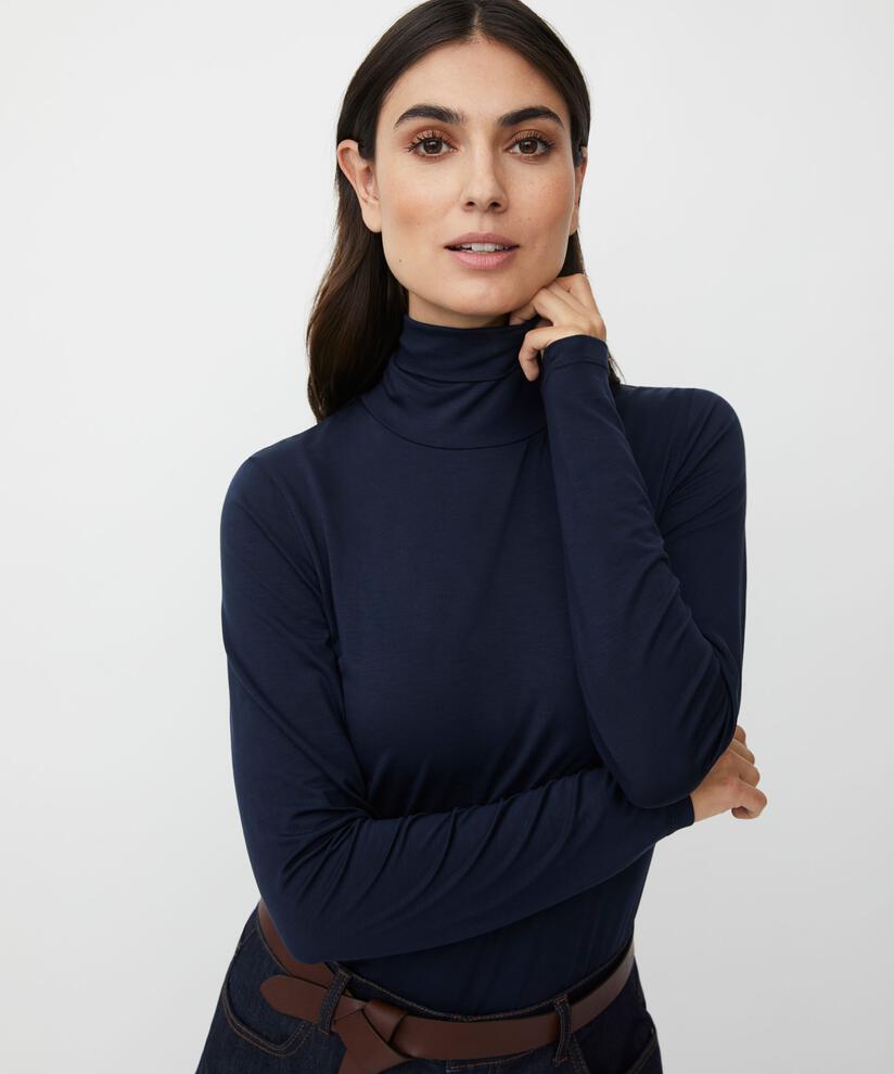 Brooklyn JERSEY Topp, Navy Blazer