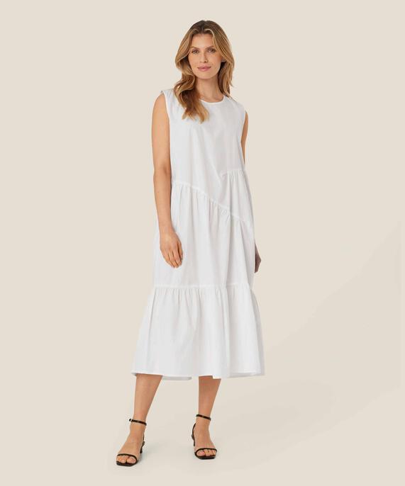 Nayan Klänning, White