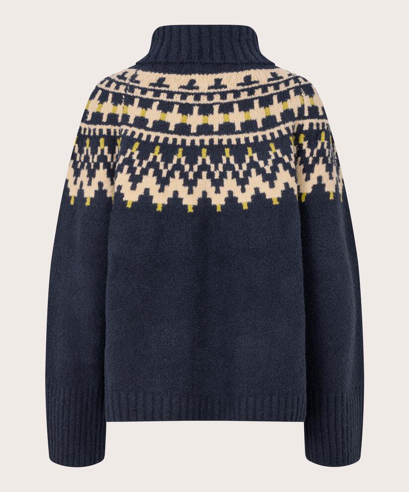 Fatima topp, Navy Blazer