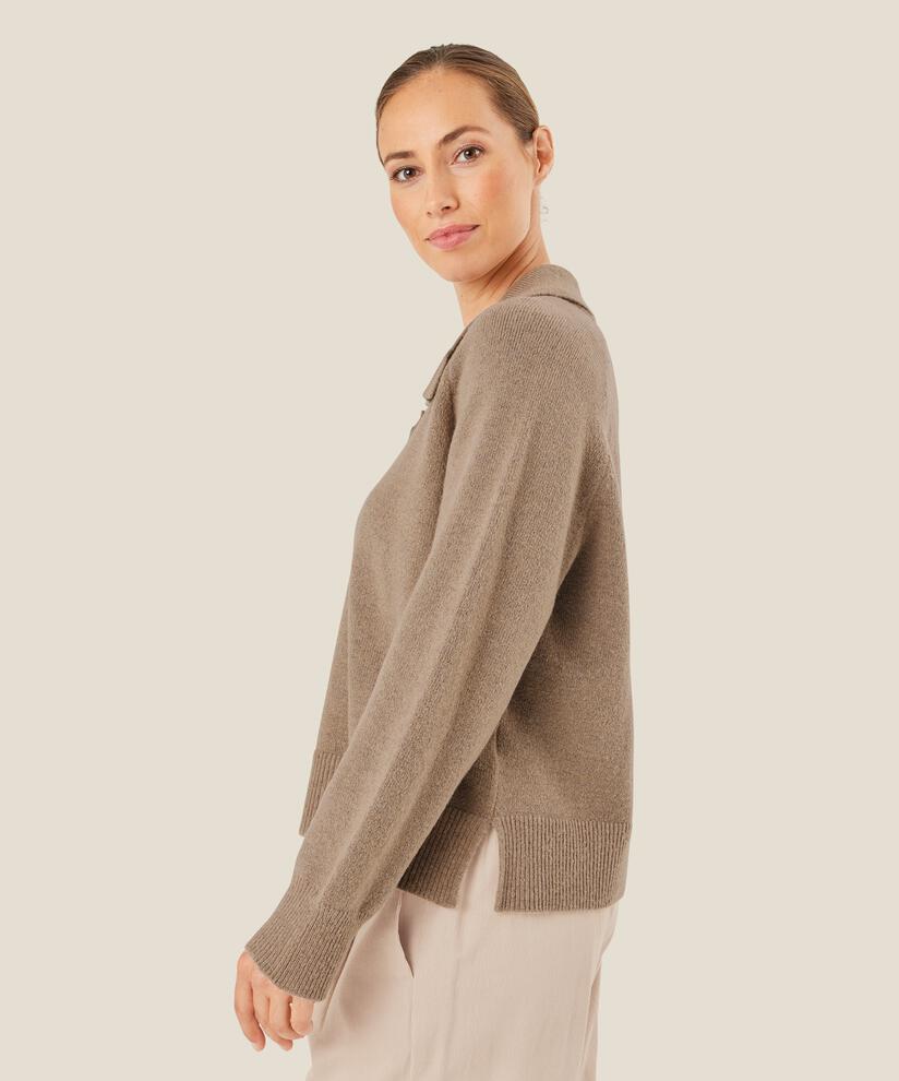 Faye Strikkegenser, Mink melange