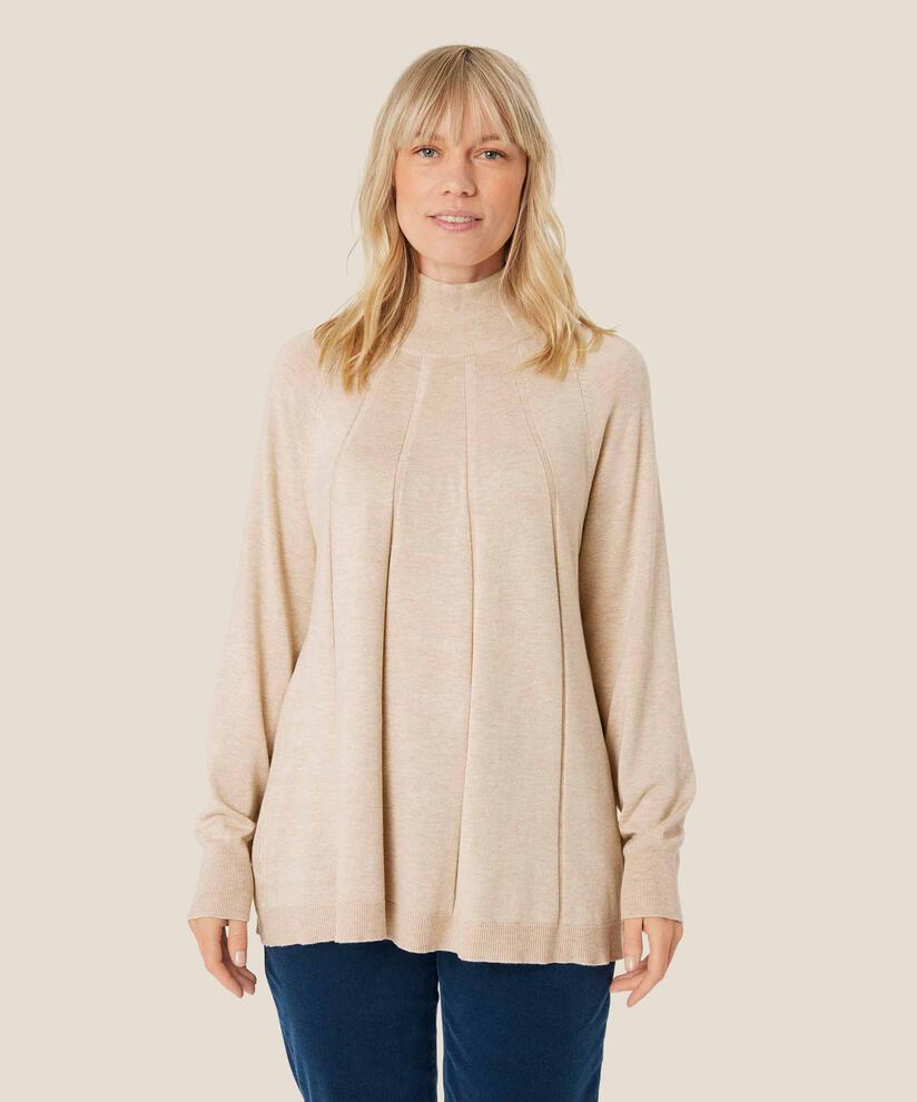 Funse Topp, L beige mel