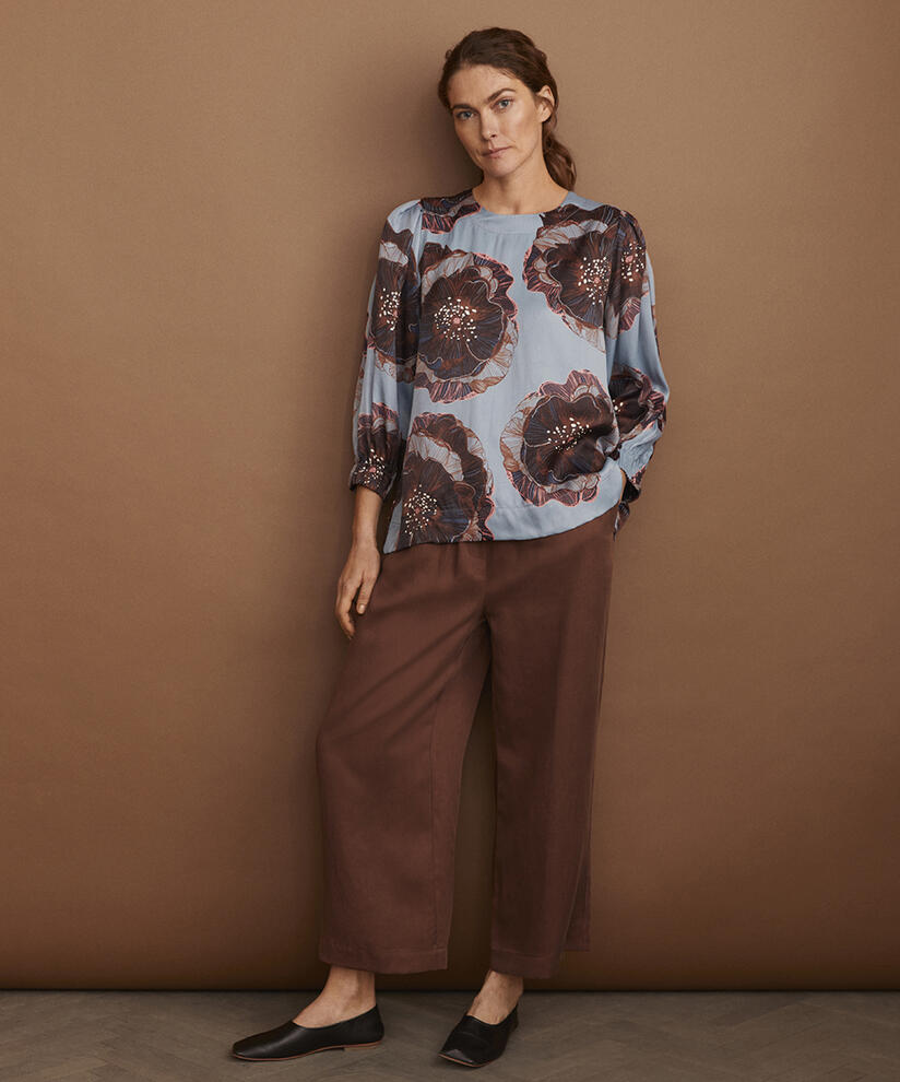 BRISA TOPP, Faded Denim