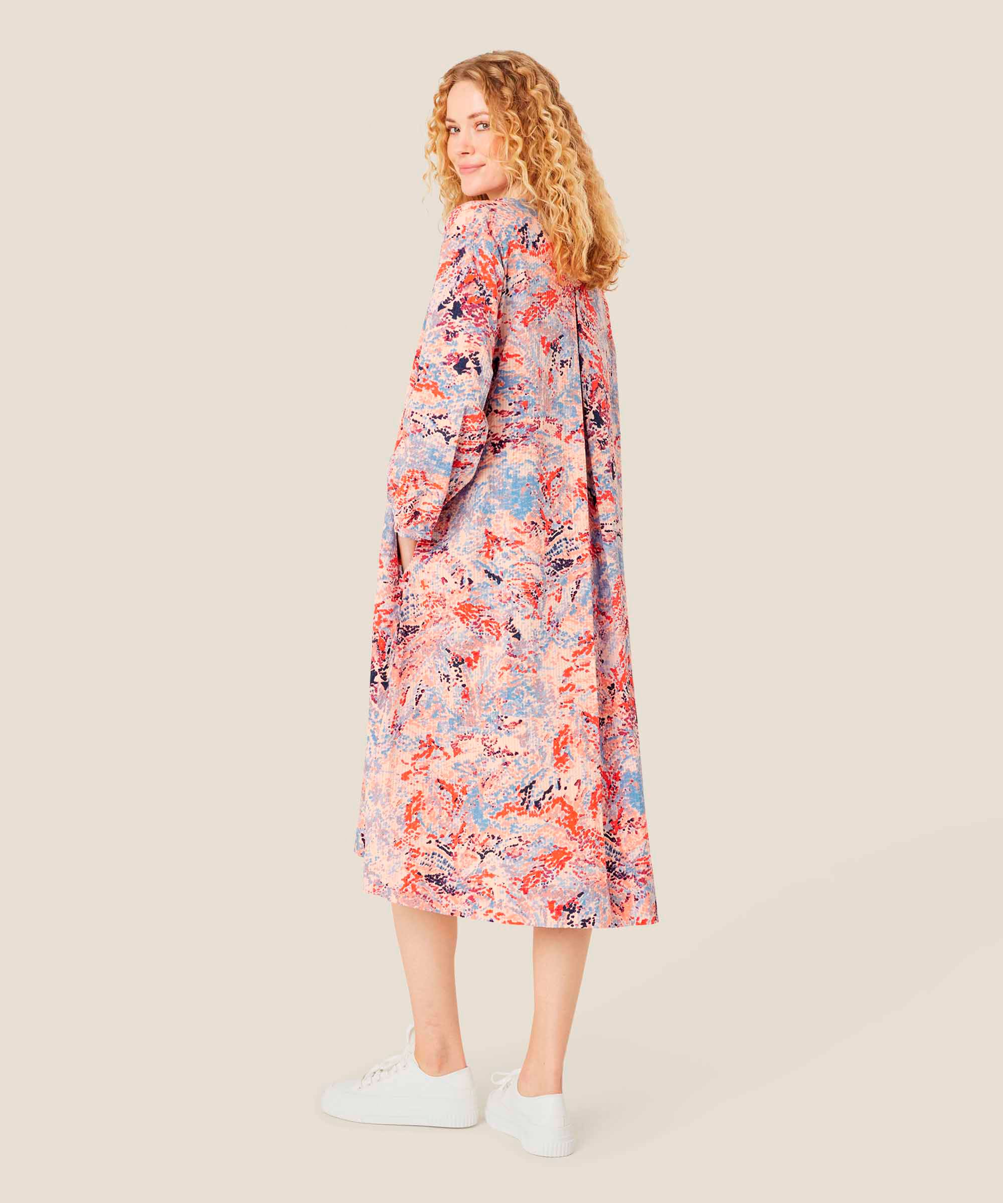 Nishat Klänning, Orange com