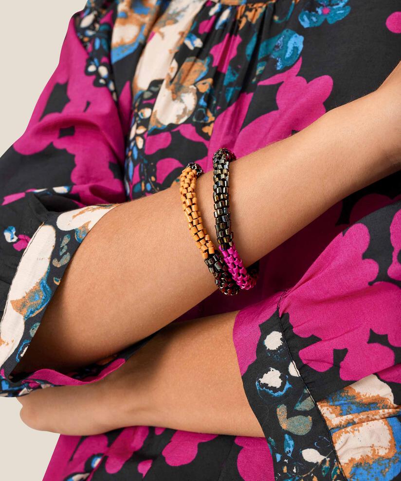 Ried Armband, Fuchsia Red