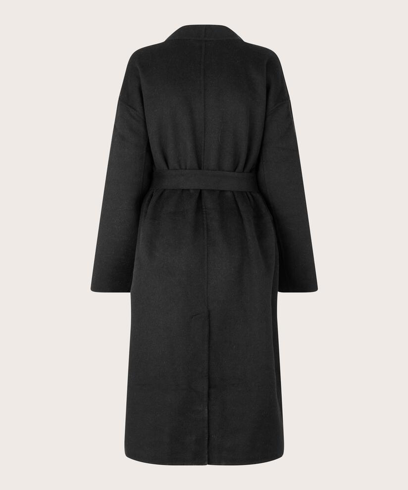 Tora Uldkappa, Black/m.grey.m