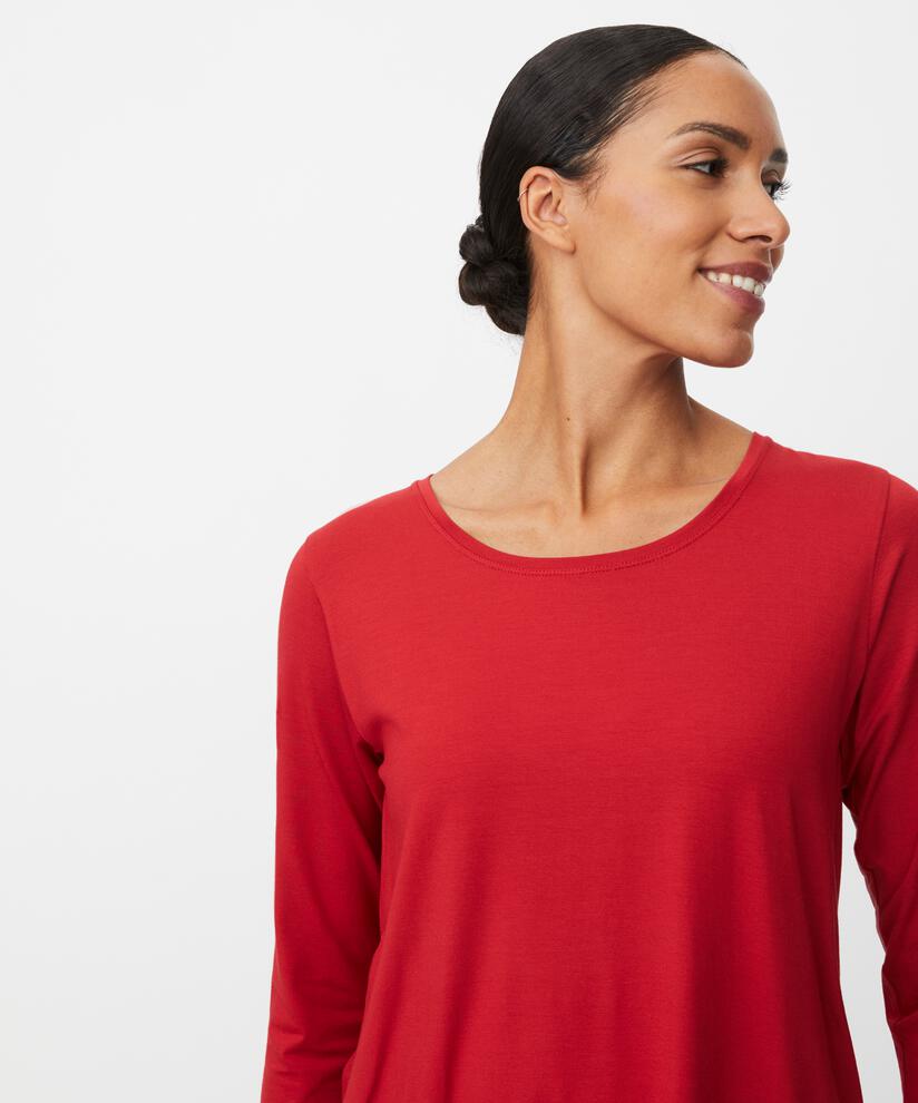 Cecille JERSEY Topp, Scarlet Sage