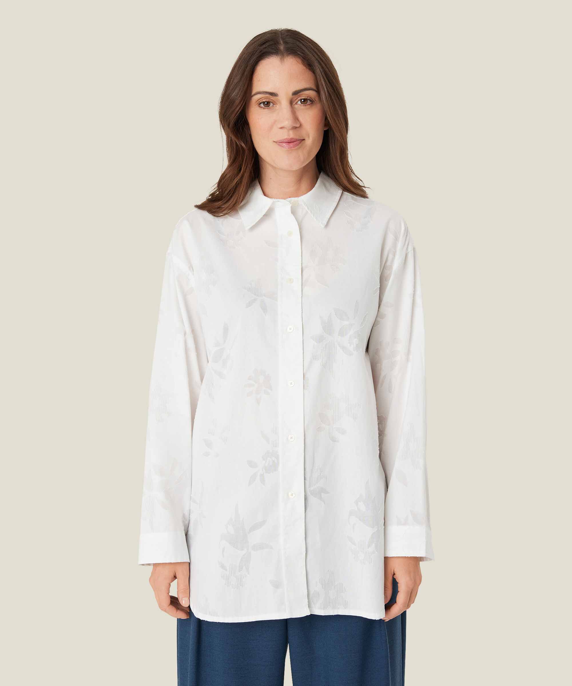 Idette Skjorta, White