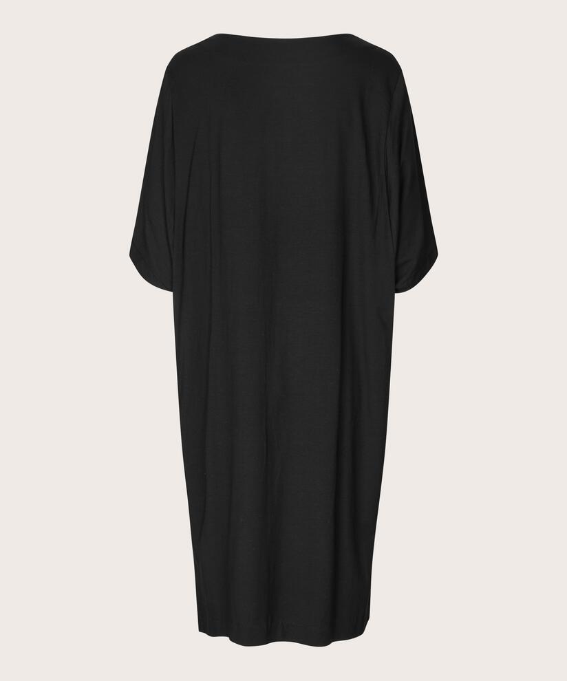 Nattie JERSEY Klänning, Black