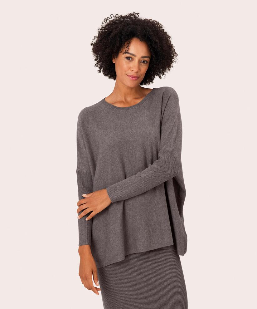 Fanasi Topp, Brown melange, hi-res