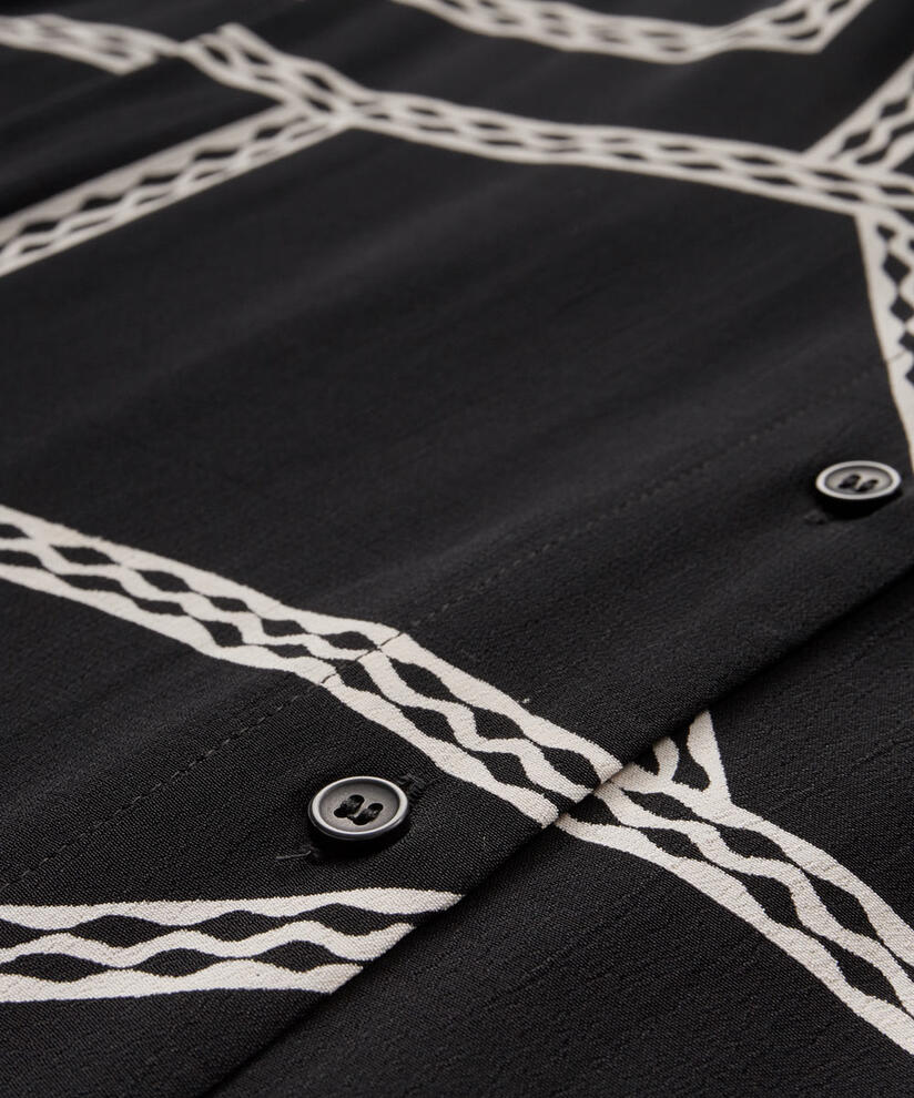 NELLA SKJORTKLÄNNING, Black