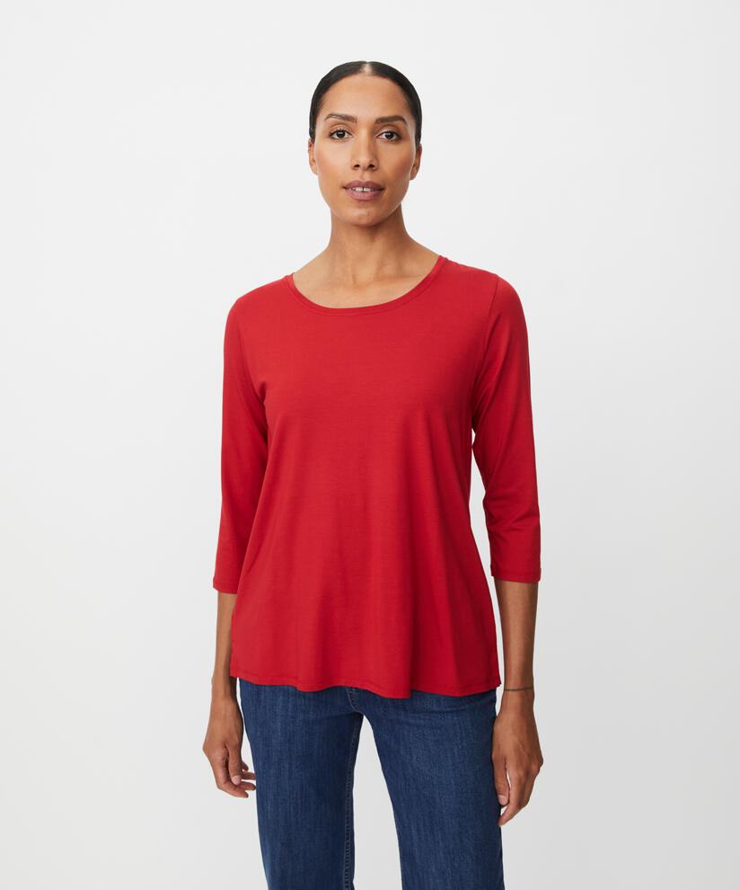 Cecille JERSEY Topp, Scarlet Sage