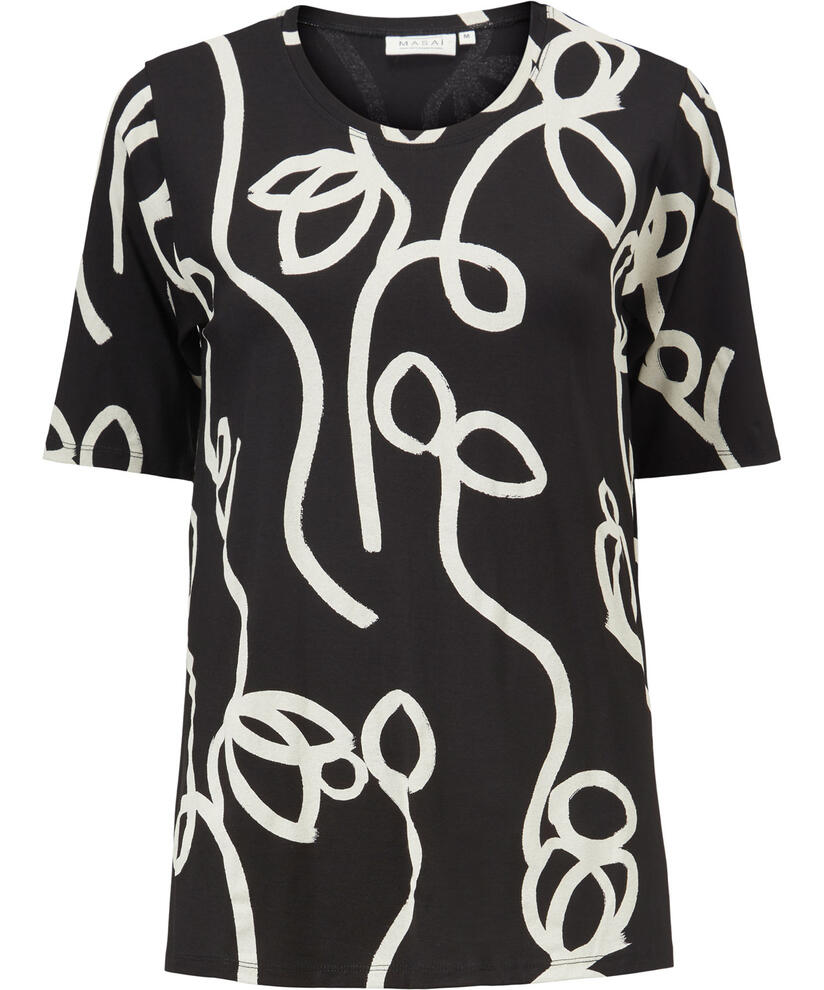 BUTTA JERSEY TOPP, Black