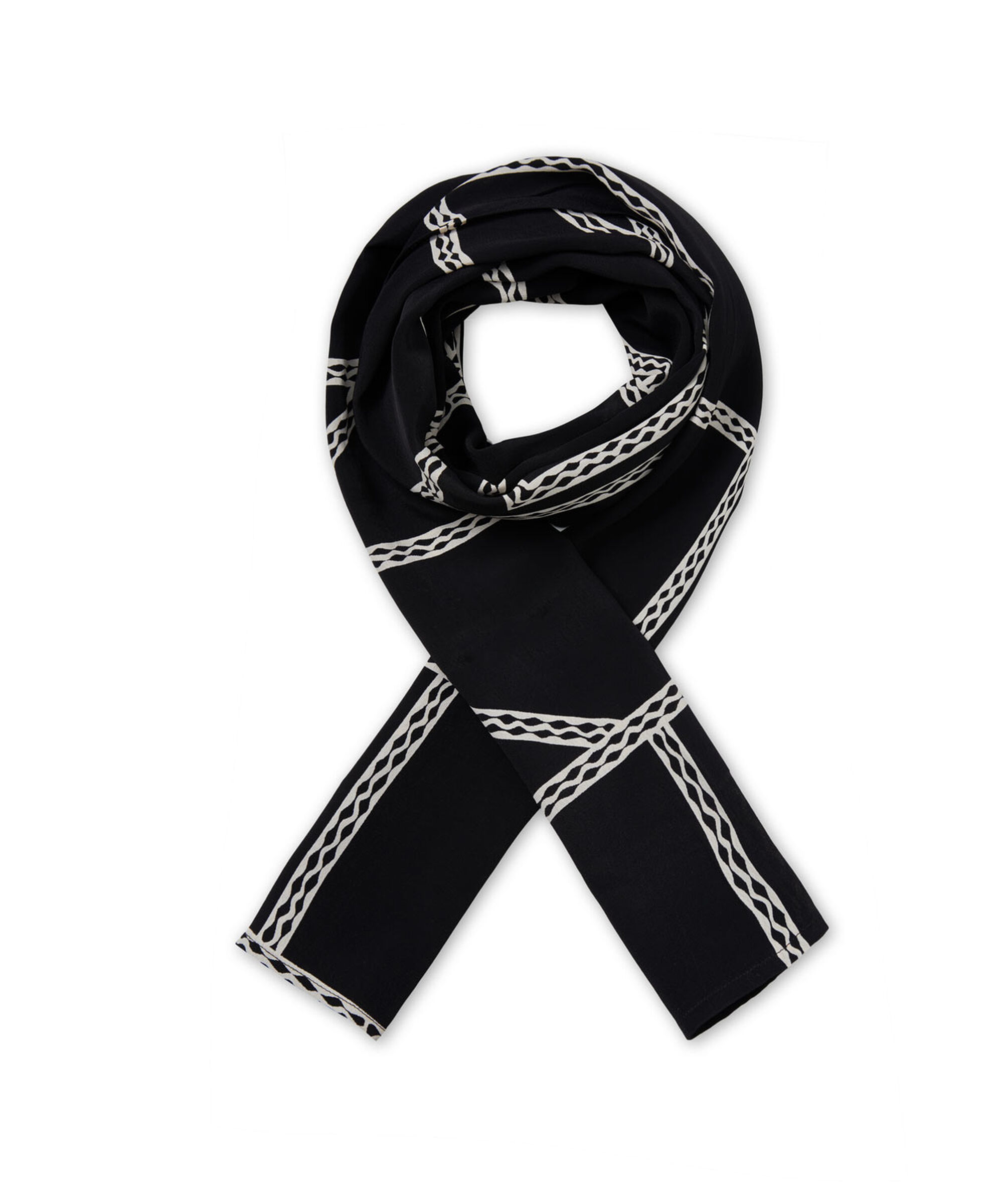 ALONG SCARF, Black