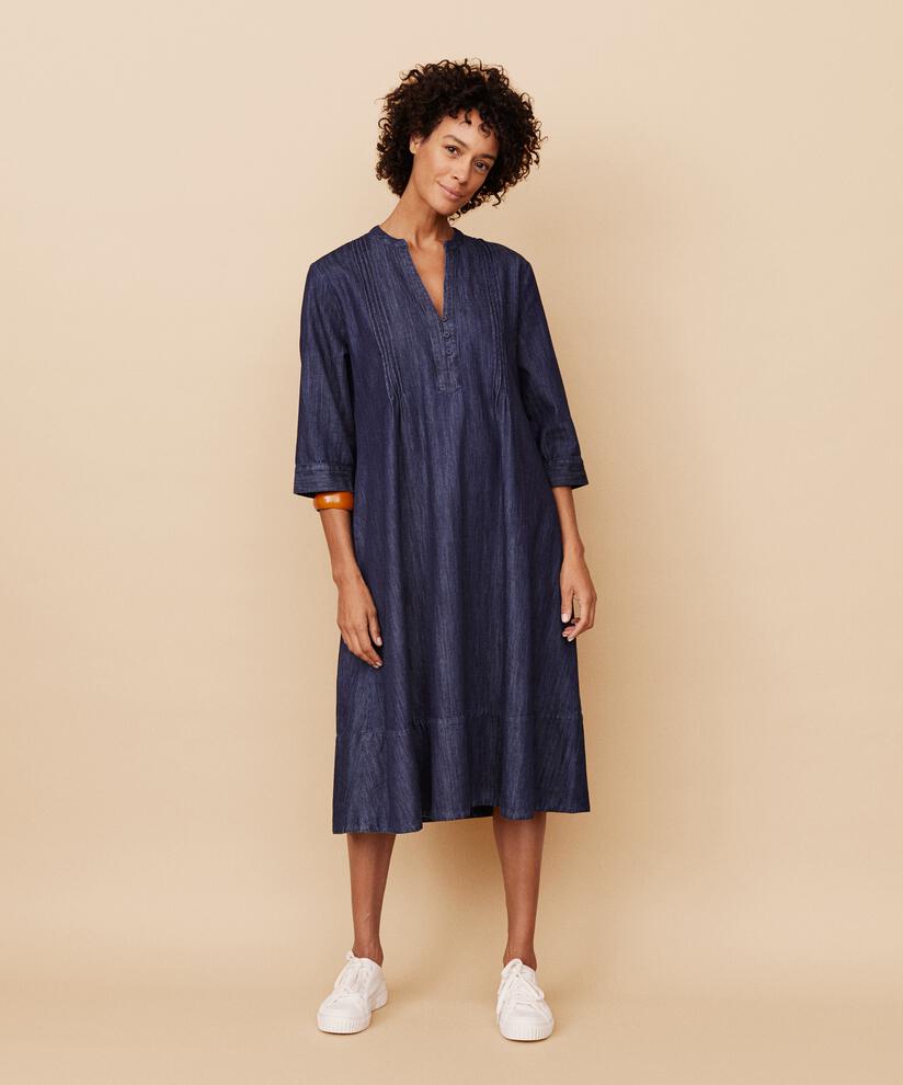 Nakilla Denim Klänning, Dark Denim