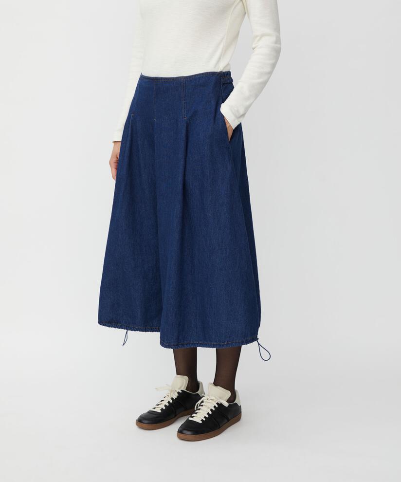 Stephi Denim Kjol, Dark Denim