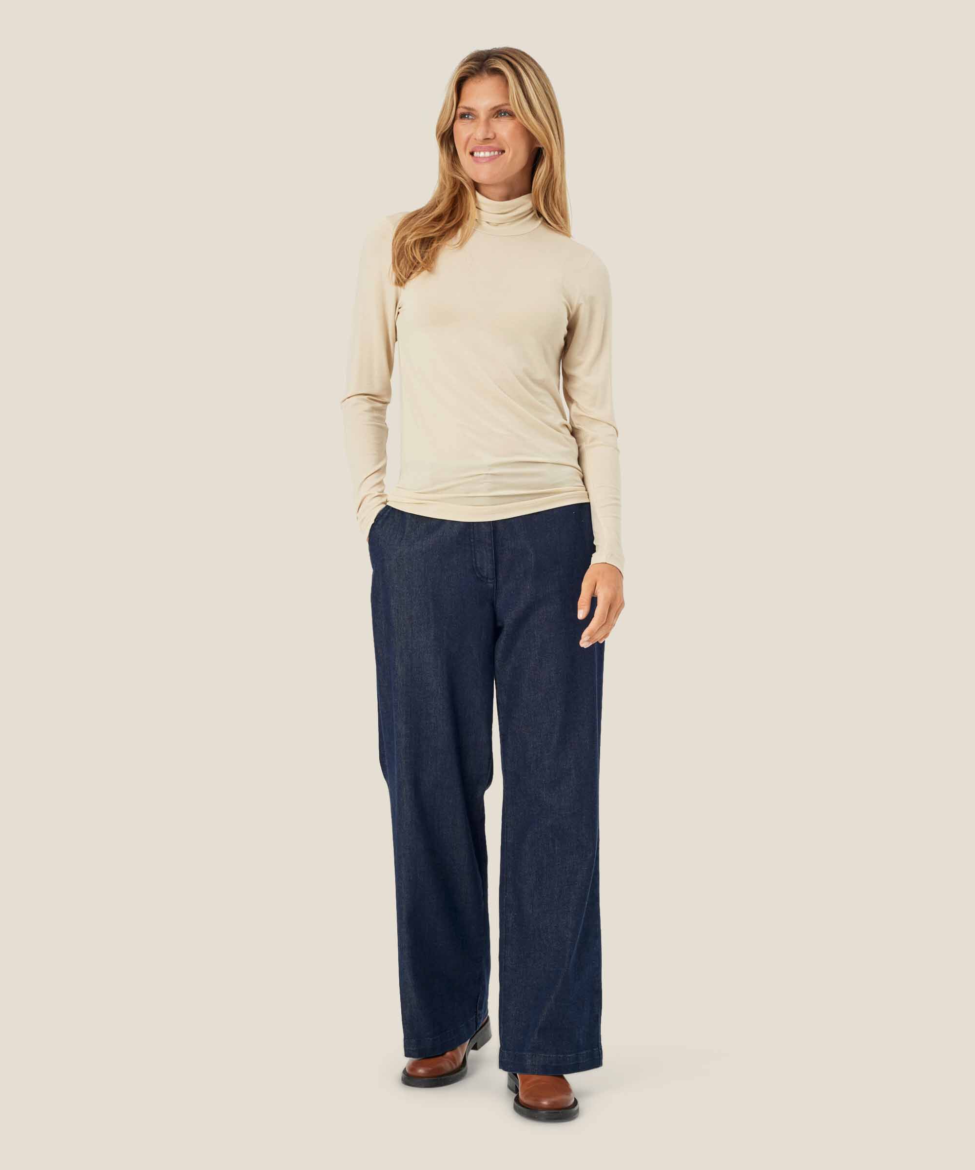 Ponita Denim Byxor, Dark Denim