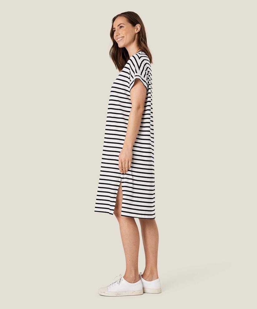 Nabila JERSEY Klänning, Black