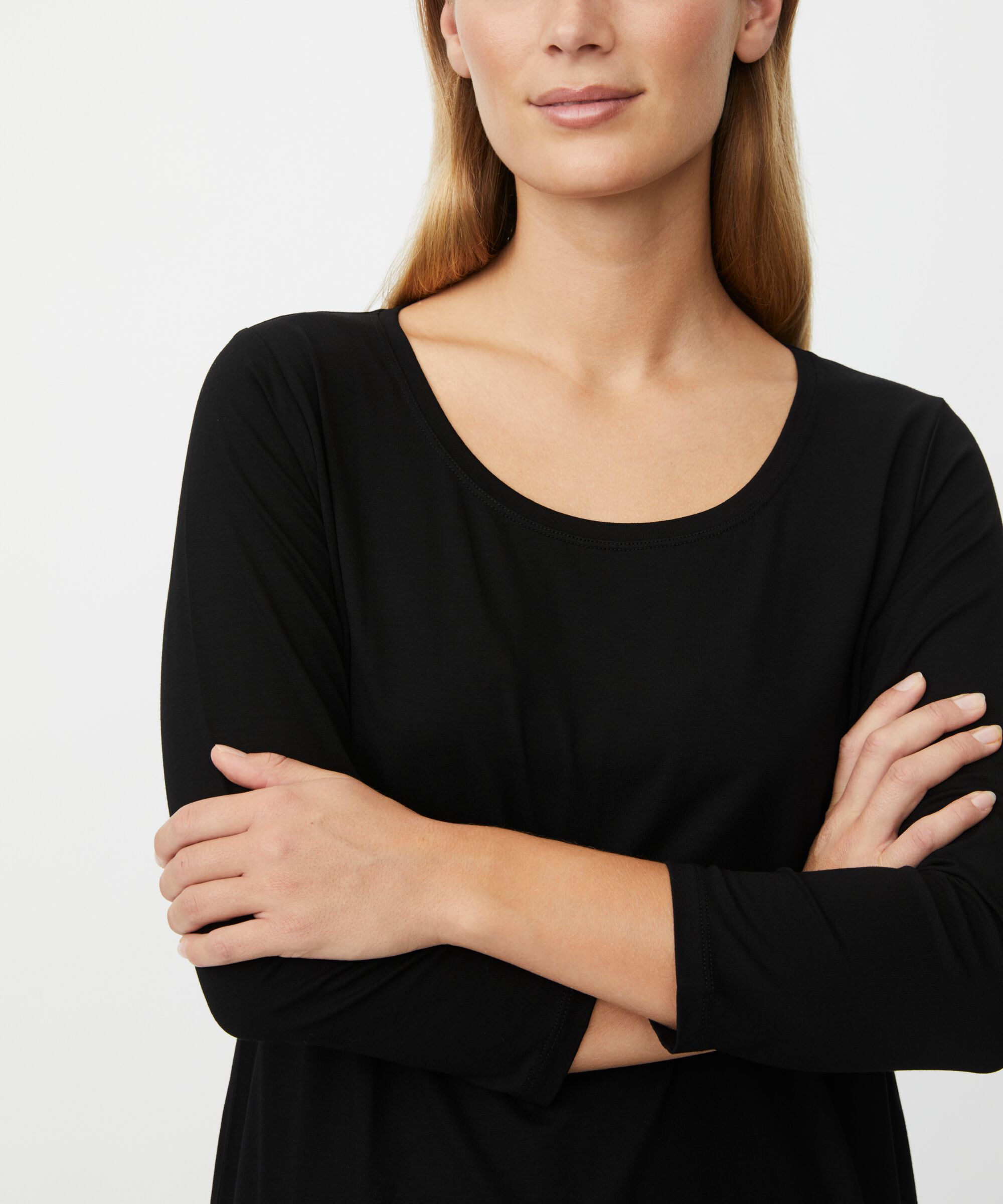 Cecille JERSEY Topp, Black
