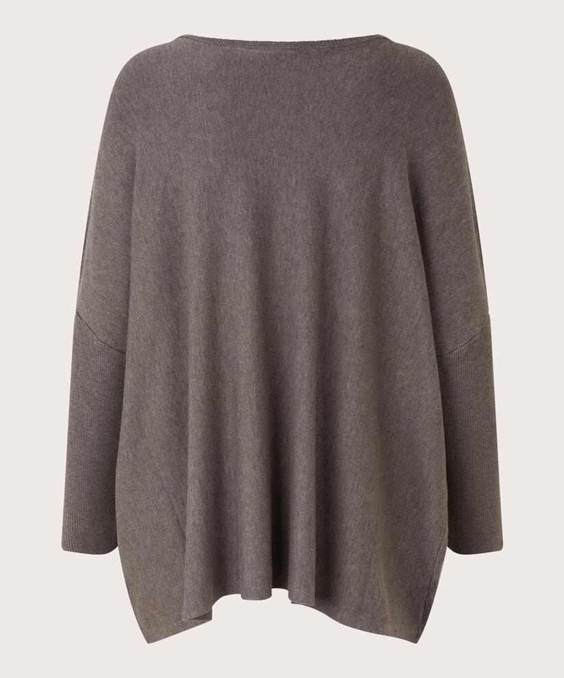Fanasi Topp, Brown melange, hi-res
