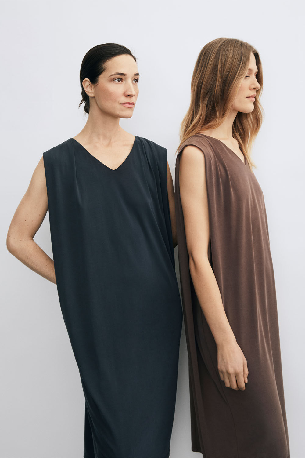 Ormanda JERSEY Kl&auml;nning - Anthracite, Ormanda JERSEY Kl&auml;nning - Pinecone