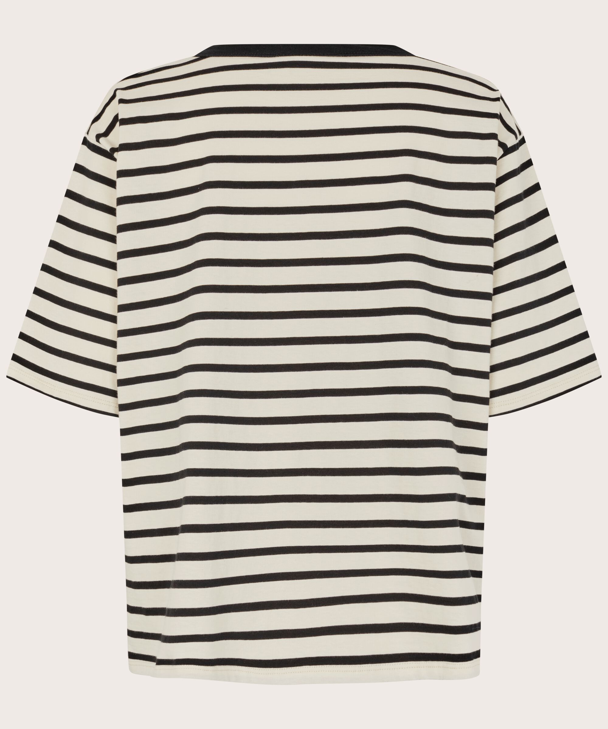 Doreann Jersey Topp, Black