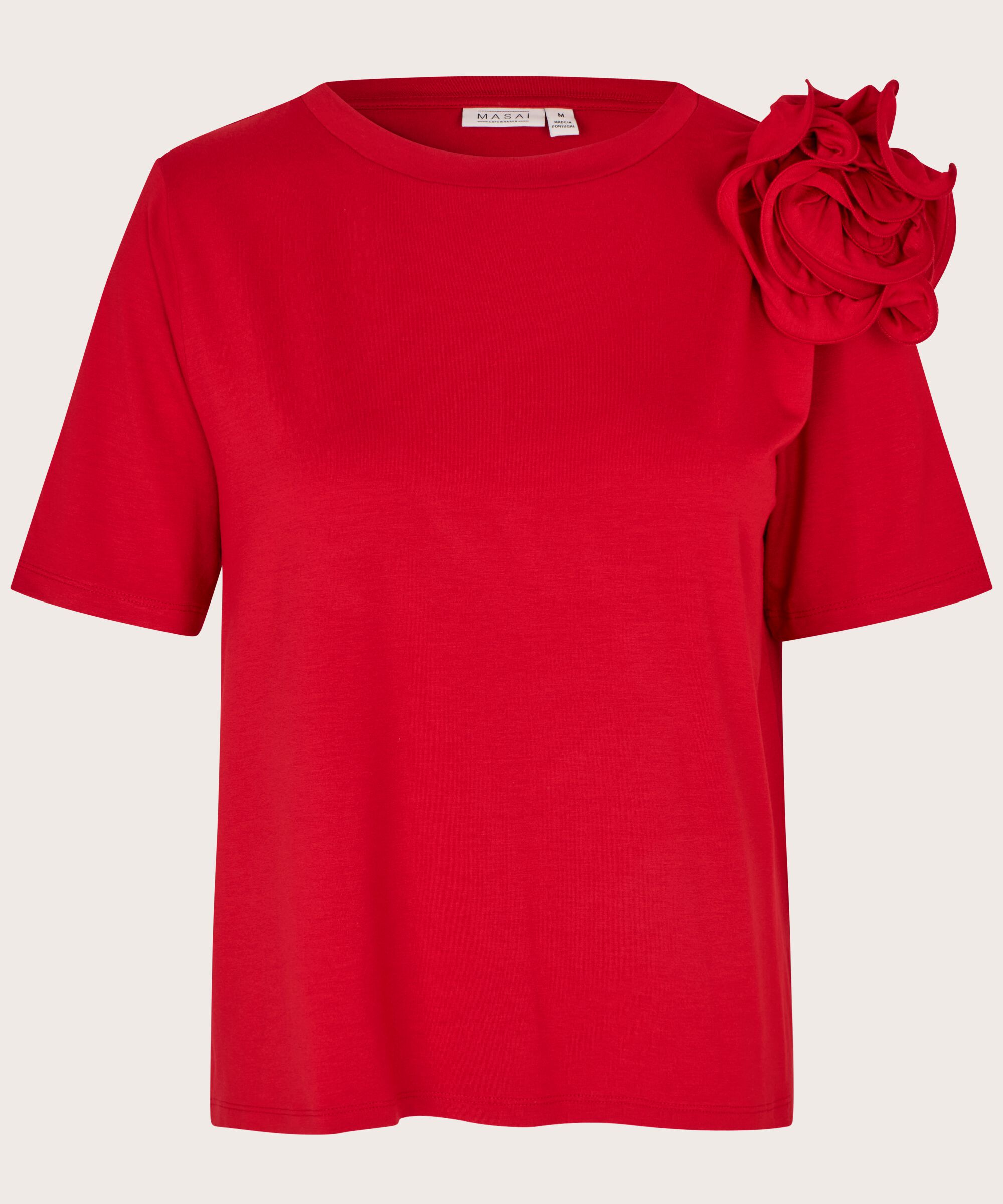 Davienne JERSEY Topp, Scarlet Sage