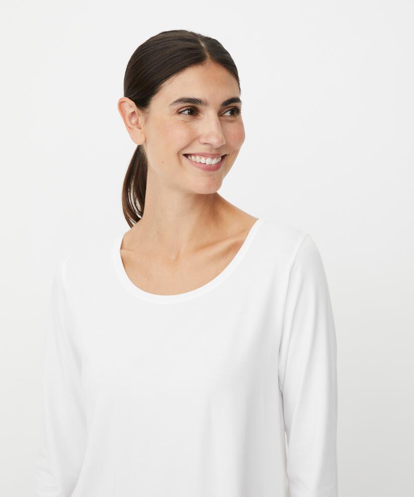 Cecille JERSEY Topp, White