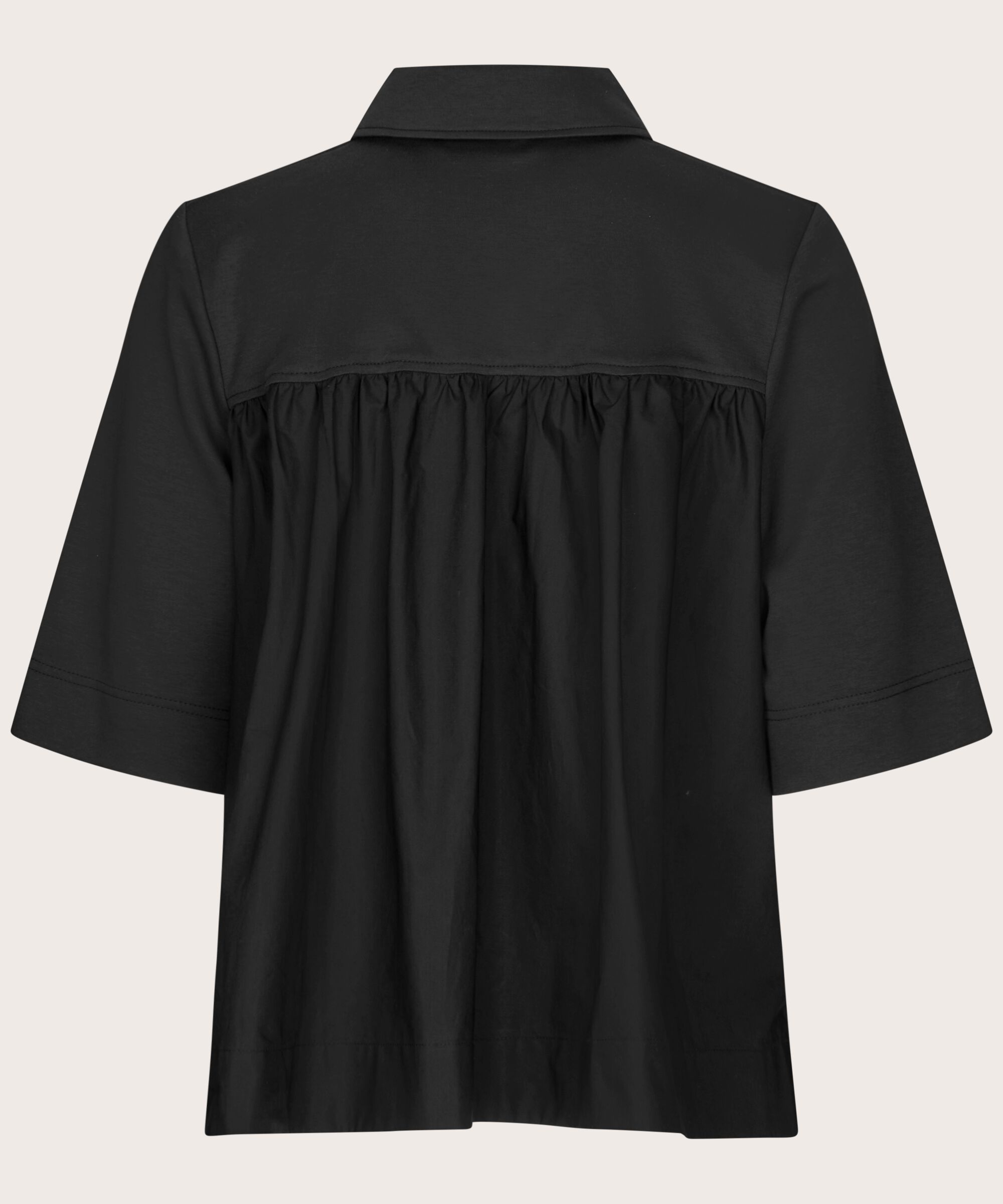 Ingelisa JERSEY Skjorta, Black
