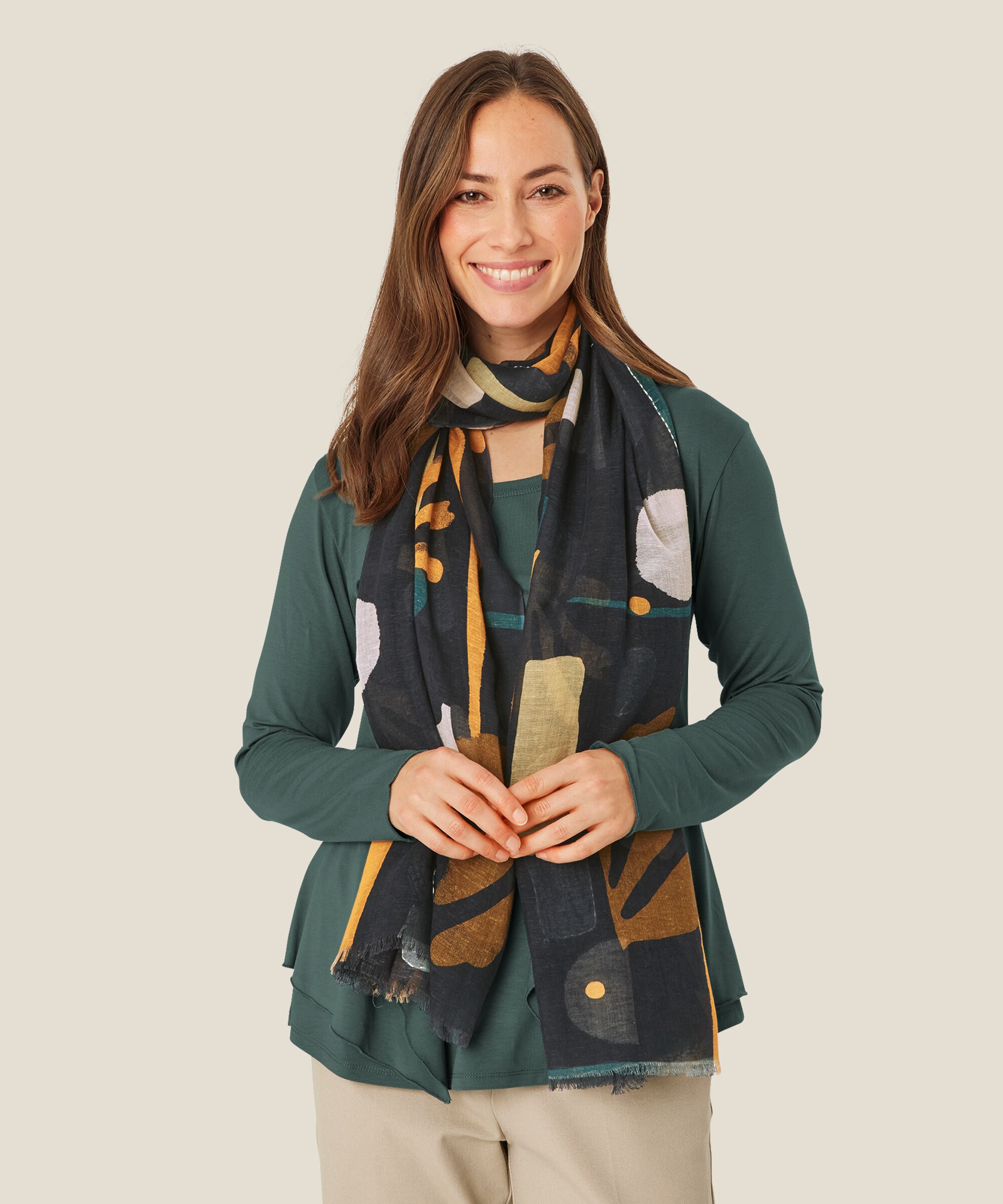 Auna Scarf, Butterscotch